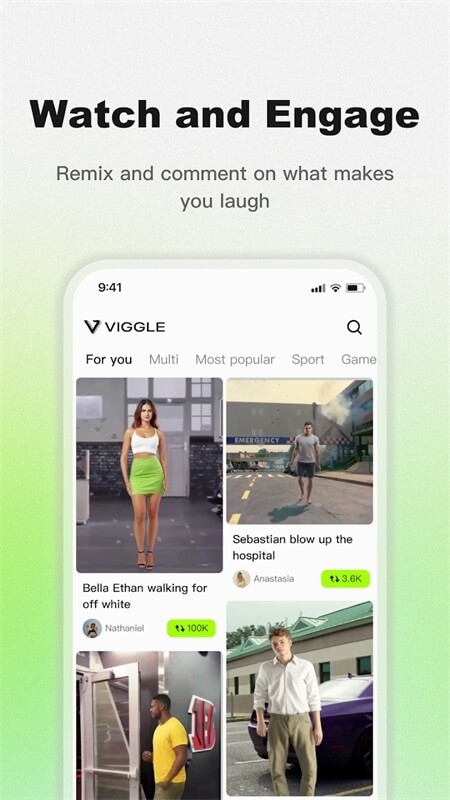 Viggle视频生成
