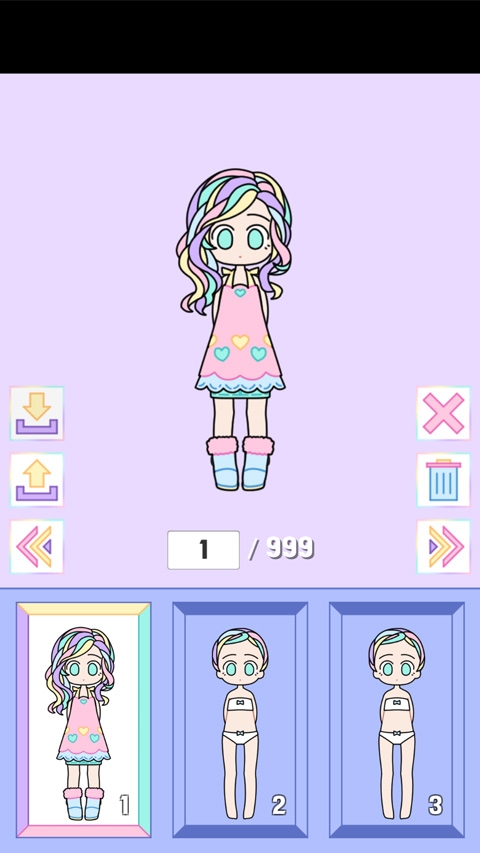 粉彩女孩
